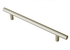 Ручка рейлинг R-3020-160 SN. 160 мм. Диаметр 12мм. Цвет Матовый никель. KERRON