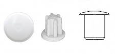 Заглушка пластиковая для технологических отверстий 5 мм. Цвет Белый, №23. (1000 шт.)